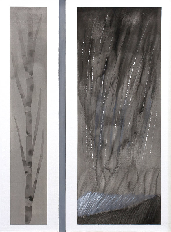 Birches and abstract, Paesaggio